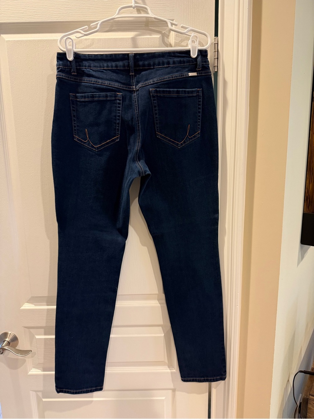 INC International Concepts Dark Blue Skinny Jeans - Picture 2 of 3